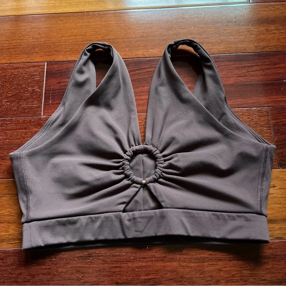 chocolate gymshark x whitney simmons v2 bra - Picture 4 of 5